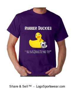 Rubber Duckie T-Shirt Design Zoom
